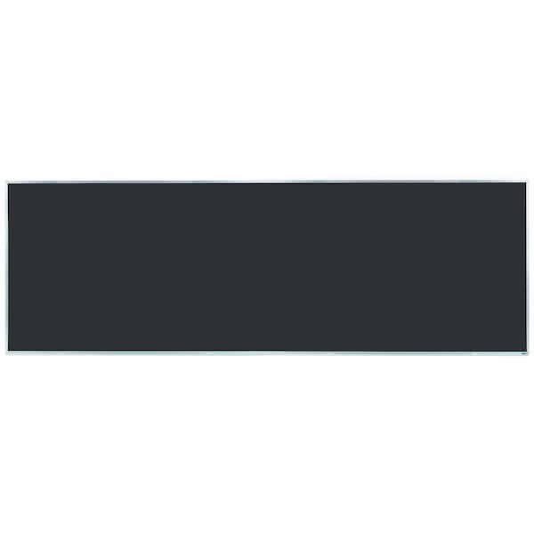 Aarco Composition Chalkboard Satin Anodized Aluminum Frame 48"x144" Black DC48144B - main
